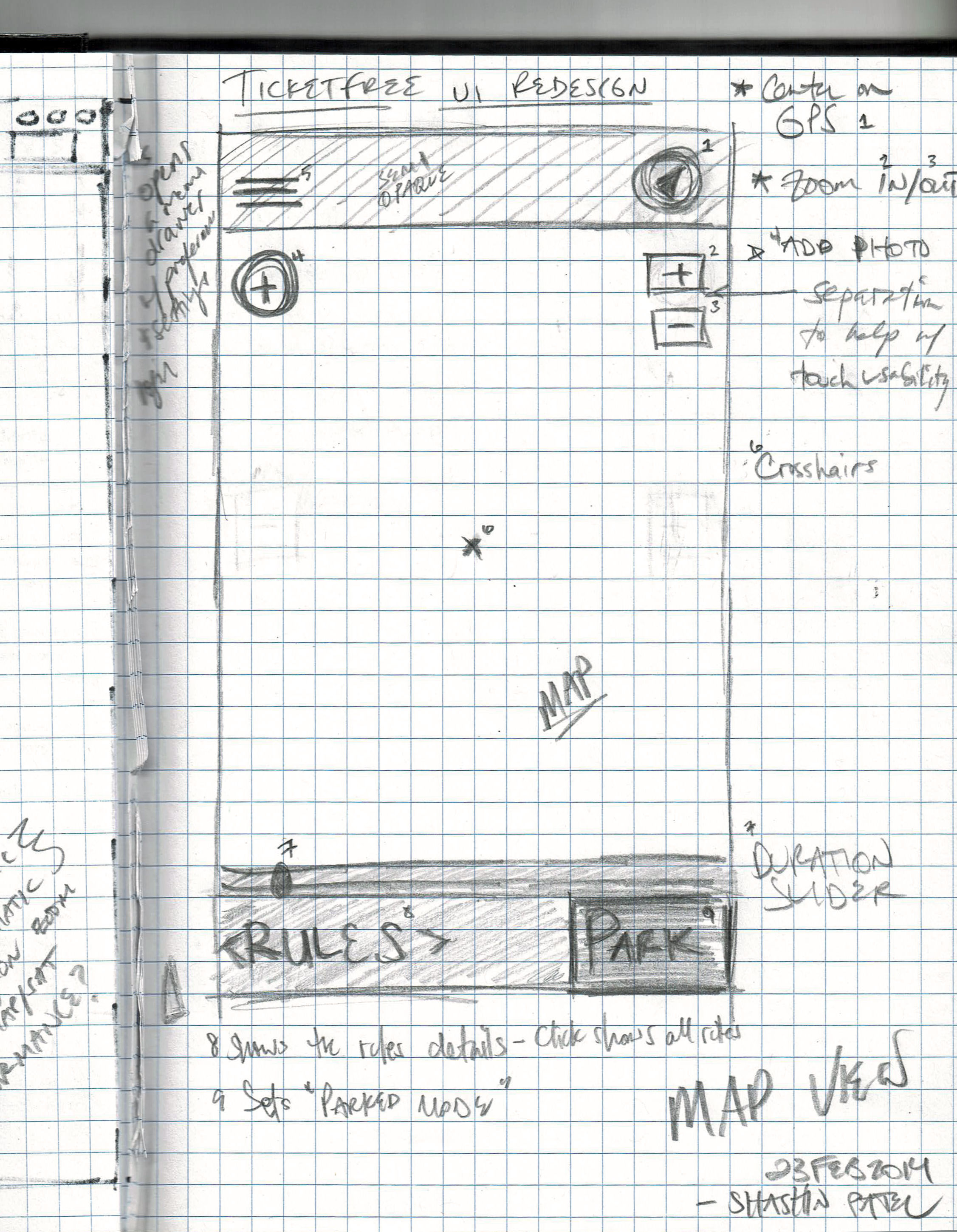 Redesign sketch